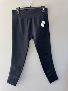 aerie | Black Ribbed High-Waist Leggings